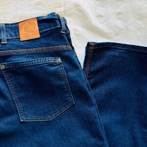 Delta Flex Jeans (Origin USA) 36x32 - Straight Fit - DARK WASH